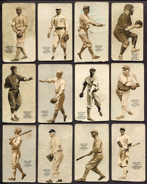 1919 Zeenut Partial Set of 51 Mostly Different