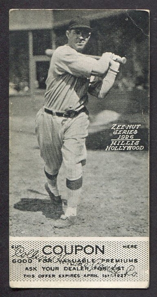1926 Zeenut Hillis Hollywood With Coupon