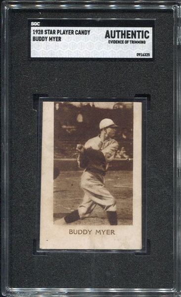 1928 Star Player Candy Buddy Myer SGC A