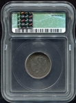 1876 20 Cent Piece ICG AU 50 Details 
