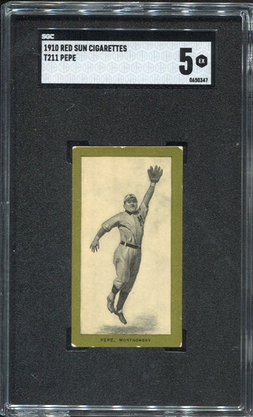 T211 Pepe Montgomery SGC 5 Highest Graded