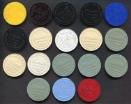 1961-62 Shirriff/Salada Hockey Coins Lot of 18