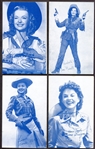 1940s Exhibits Cowgirls Blue Salutations Lot of 16