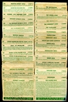 1953 Parkhurst Guns & Pistols Complete Set of 50
