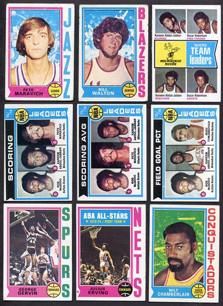 1974-75 Topps Basketball Complete Set w/Wrapper