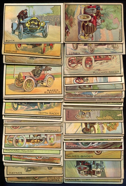 1953 Bowman Antique Autos Complete Set 