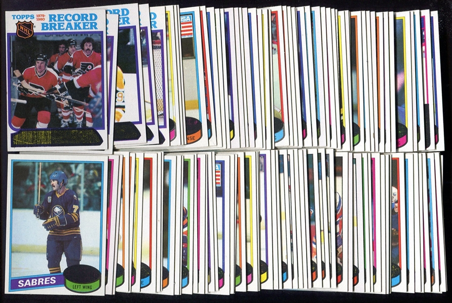 1980-81 Topps Hockey Complete Unscratched Set Nrmt/Mt