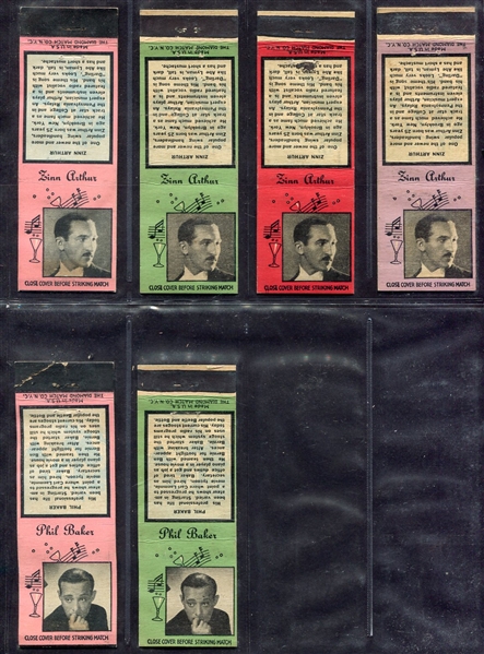 1938 Diamond Matchbooks Musical Series 81 of 120 Master Set