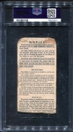 1955 World Series Game 6 Ticket Stub PSA 1