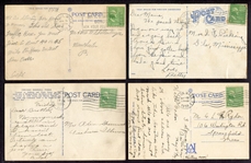 8 Different Ball Park Postcards All Postmarked 1939