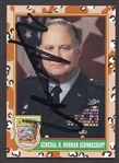 General Norman Schwarzkopf Signed Card