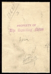 Cap Anson Original Art for Sporting News
