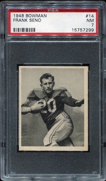 1948 Bowman #14 Frank Seno PSA 7