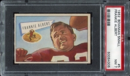 1952 Bowman Small #5 Frankie Albert PSA 7