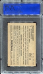 1952 Bowman Small #5 Frankie Albert PSA 7