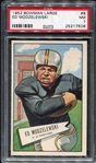 1952 Bowman Large #8 Ed Modzelewski PSA 7