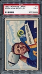 1952 Bowman Large #1 Norm Van Brocklin PSA 5