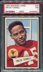 1952 Bowman Large #39 Emlen Tunnell PSA 7