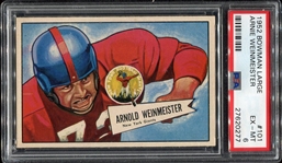 1952 Bowman Large #101 Arnie Weinmeister PSA 6