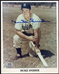 Duke Snider Signed Photo PSA Certified
