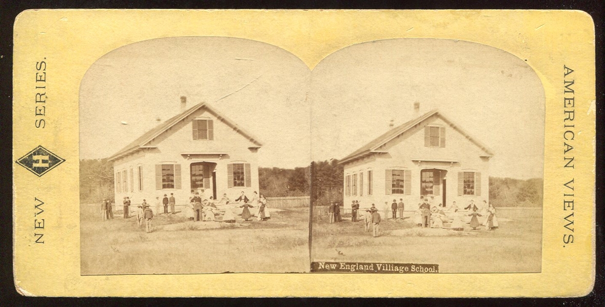 19th Century Stereoscope Boys Baseball 