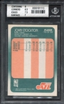 1988-89 Fleer #115 John Stockton Beckett 7.5