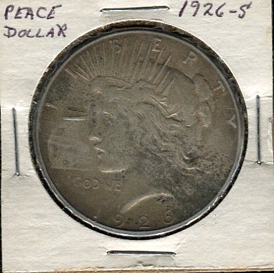 1926-S Peace Dollar