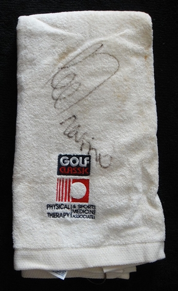 Lee Trevino Signed Golf Towel
