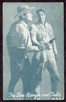 1938 Lone Ranger & Tonto Exhibits Card