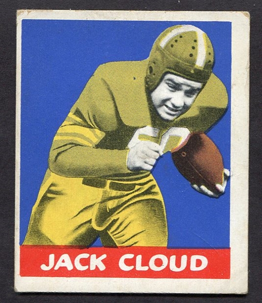 1948 Leaf Football #66b Jack Cloud 