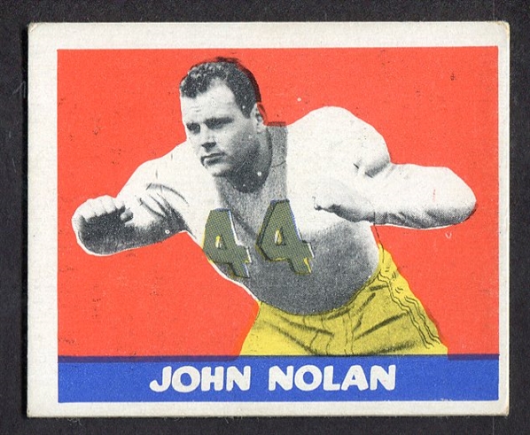 1948 Leaf Football #40b John Nolan