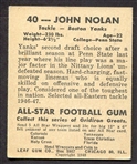 1948 Leaf Football #40b John Nolan