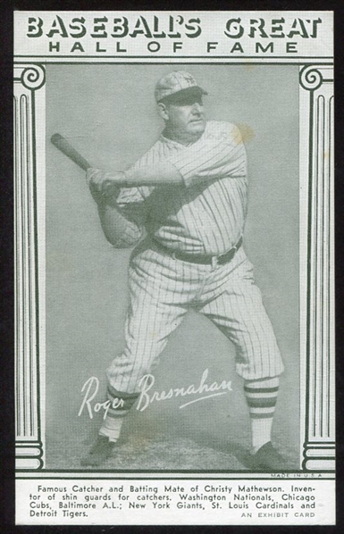 1948 Exhibits Baseballs Great Bresnahan