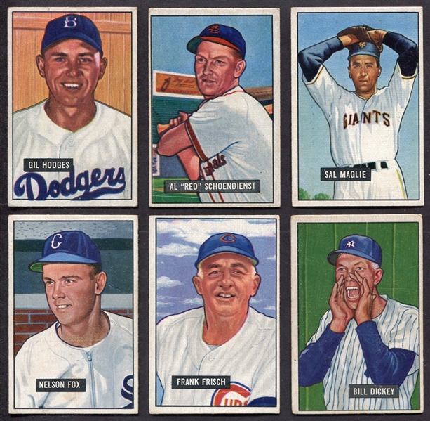 1951 Bowman Baseball Near Set 322 of 324