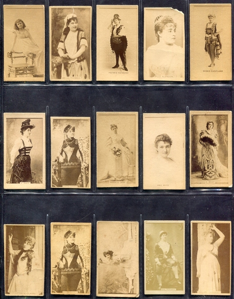 N245 Actresses Lot of 77