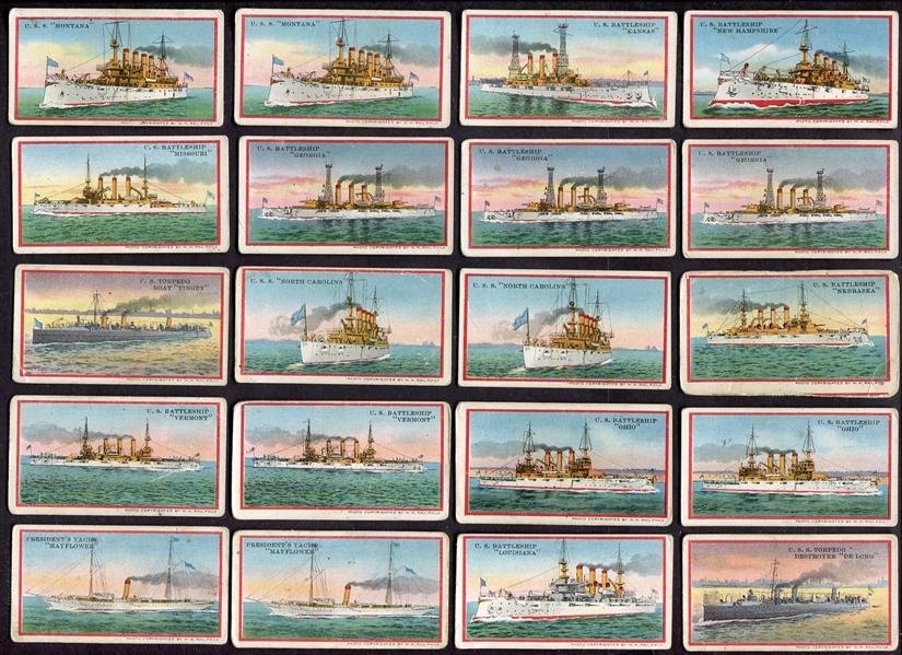 E3 American Caramel Navy Ships Lot of 20 
