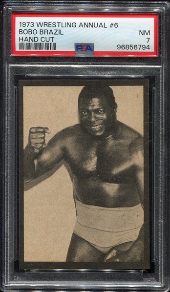 1973 Wrestling Annual #6 Bobo Brazil PSA 7
