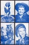 1940s Exhibits Cowgirls White Salutations Lot of 24