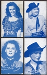 1940's Exhibits Cowgirls White Salutations Lot of 24