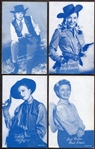 1940's Exhibits Cowgirls White Salutations Lot of 24