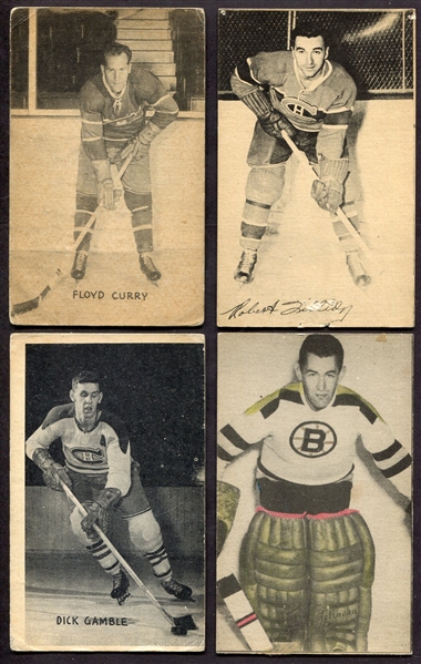 1948-52 Exhibits Canadian Hockey 14 Different