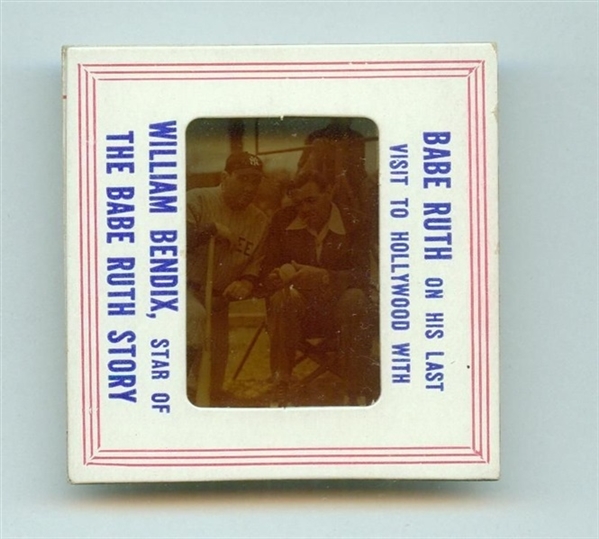 1948 Babe Ruth & William Bendix Slide