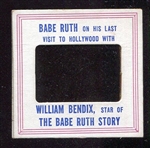 1948 Babe Ruth & William Bendix Slide