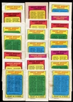 1971-72 Topps Hockey Booklets Complete Set
