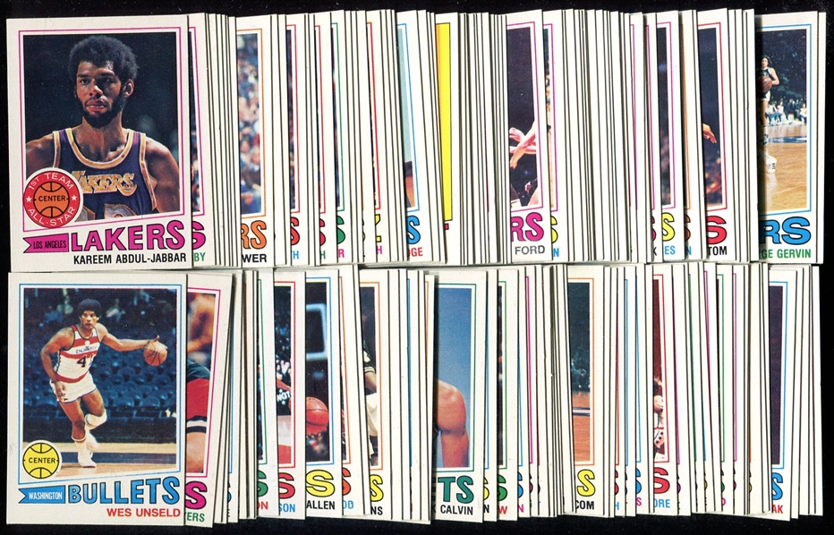 1977-78 Topps Basketball Complete Set w/Wrapper