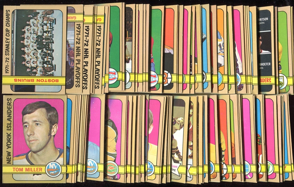 1972-73 Topps Hockey Complete Set