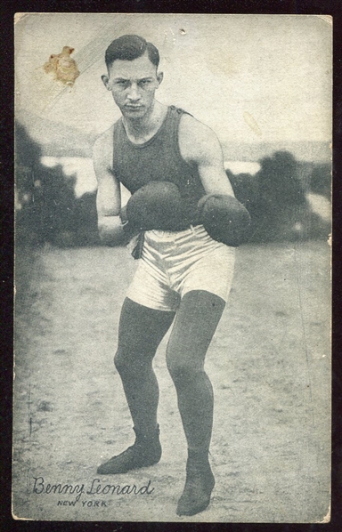 1921 Exhibits Boxer Benny Leonard