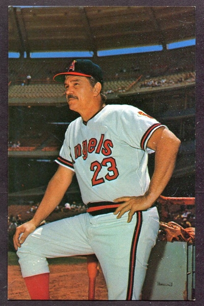 Dick Williams Autographed Post Card