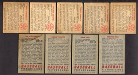 1950 & 1951 Bowman Lot of 9