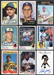 Lot of 14 Mixed Autographed Cards 1971-2000